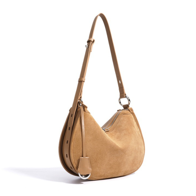 Luxury Bags Everyday - Vintage zachte suède leren schoudertas voor