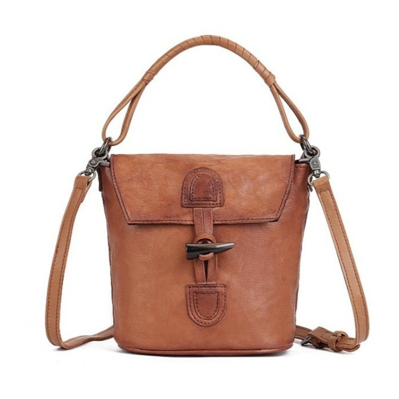 Luxury Bags Everyday - Vintage emmertjestas voor dames, echt lederen