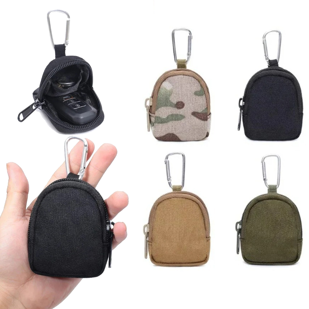 Accordion Wallet Zip - Tactische EDC-zakje sleutelportemonnee houder heren muntportemonnees