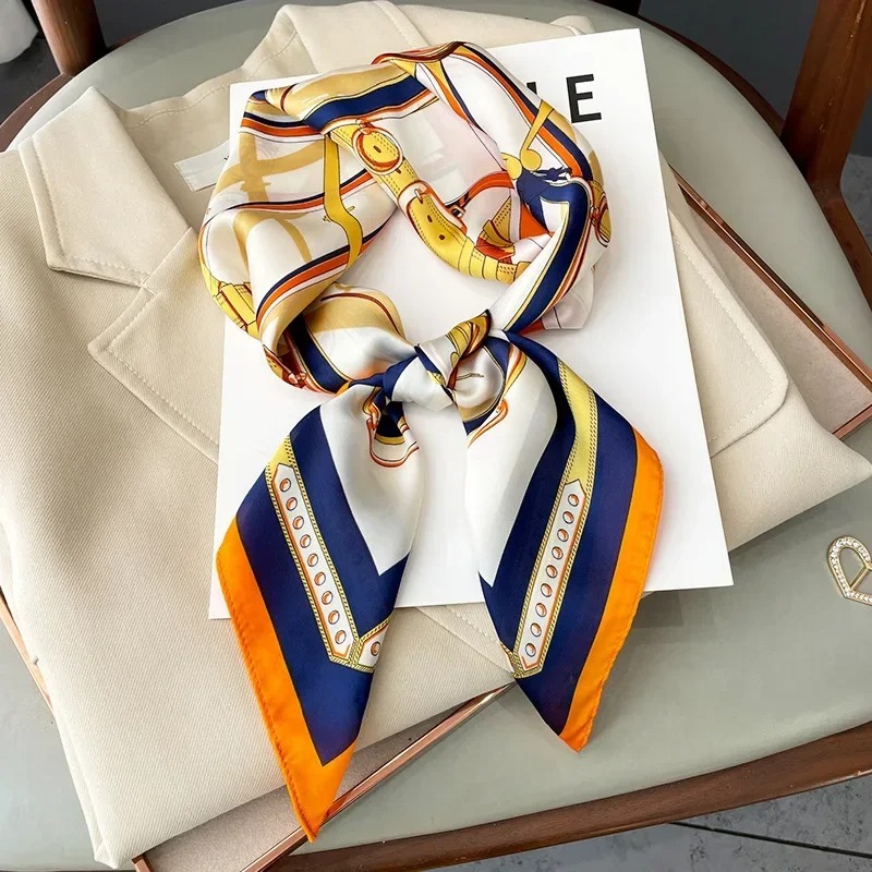 Luxury Bags Expensive - Luxe Design Skinny Zijden Vierkante Sjaal