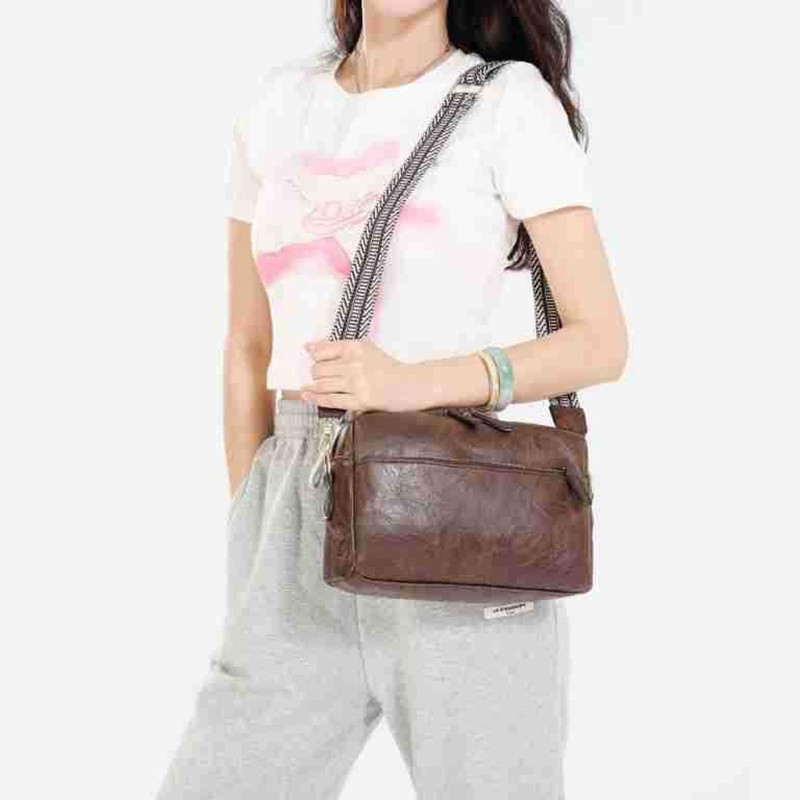 Luxury Bags Vip - Nieuwe dames crossbodytas met drie ritsen,