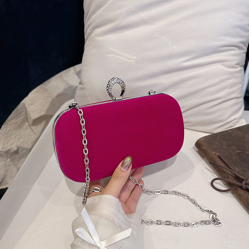 Luxury Bags Vip - Zwart fluwelen handtas voor dames 2025,