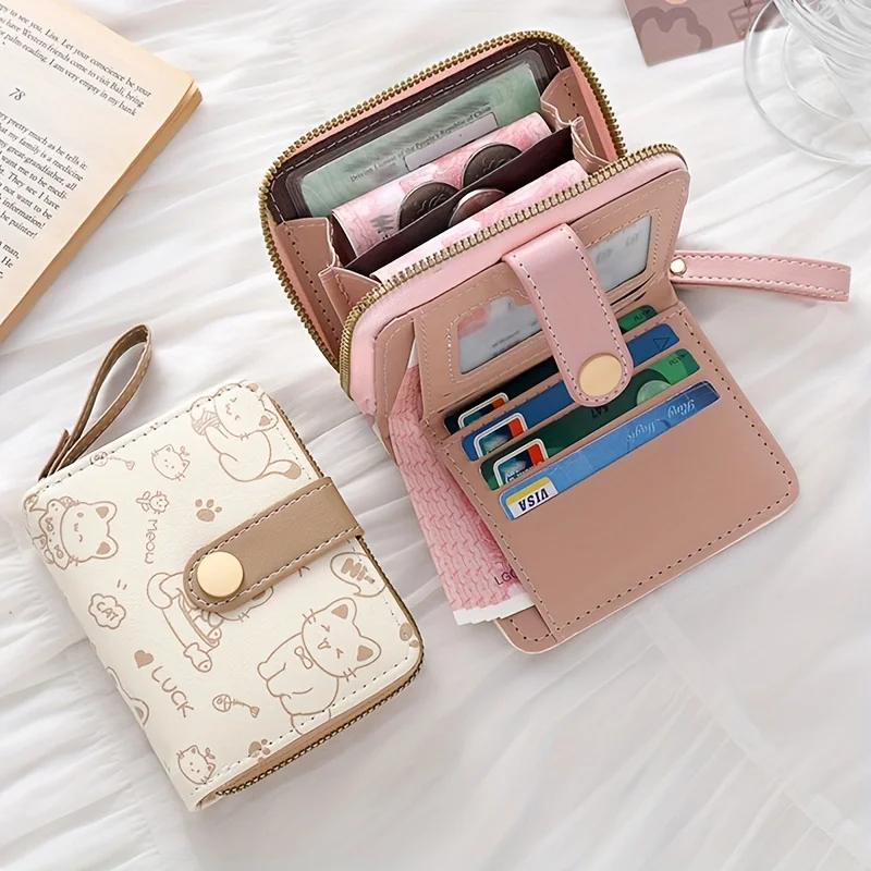 Damesportemonnee met print, sc - Accordion Wallet Zip recensie en prijs