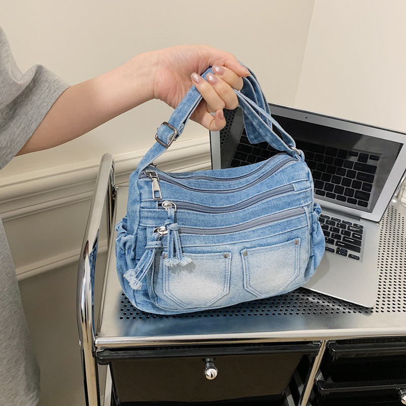 Koreaanse Mode Gewassen Denim  - Luxury Bags Vip recensie en prijs