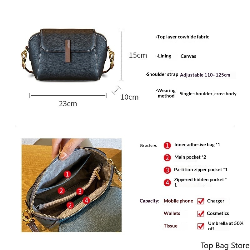 Echte leren crossbody tas voor - Luxury Bags Everyday recensie en prijs