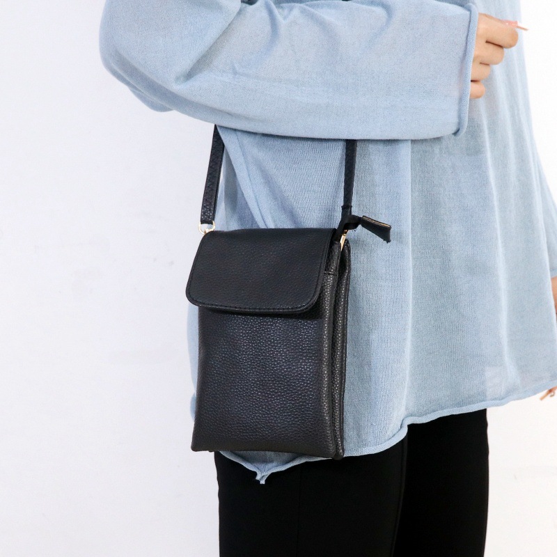 Dames lederen crossbody telefo - Accordion Wallet Zip recensie en prijs
