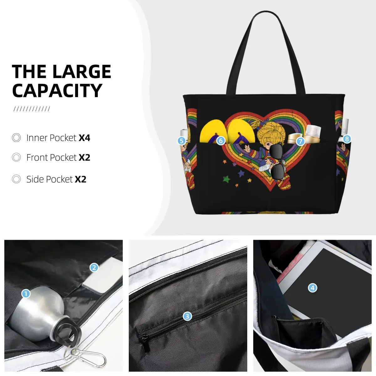 Rainbow Brite met Rainbow Hear - Luxury Yoga Bags recensie en prijs